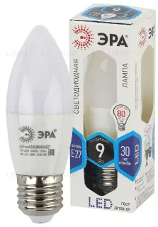 Лампа светодиодная Эра E27 9W 4000K LED B35-9W-840-E27 Б0027972 Б0027972
