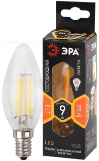 Лампа светодиодная Эра E14 9W 2700K F-LED B35-9w-827-E14 Б0046991 Б0046991