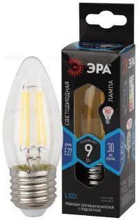 Лампа светодиодная Эра E27 9W 4000K F-LED B35-9w-840-E27 Б0046997 Б0046997