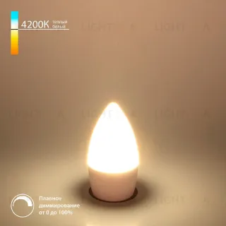 Светодиодная диммируемая лампа Elektrostandard E14 7W 4200K 4690389196553 a063762 4690389196553