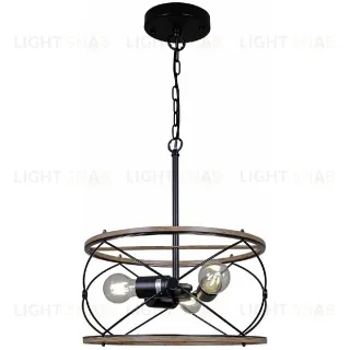 Подвесная люстра Illumico IL1008-3P-05 BK WOOD IL1008-3P-05 BK WOOD