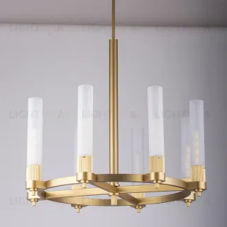 Люстра на штанге DeLight Collection MD2314-8A antique brass MD2314-8A antique brass
