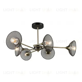 Люстра на штанге IMEX MD.5700-6-S-AB+BK MD.5700-6-S-AB+BK
