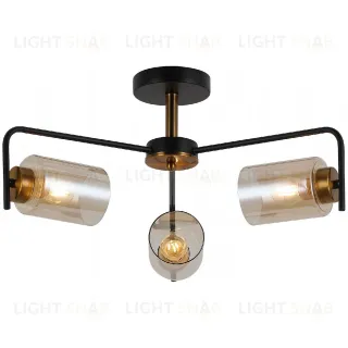Люстра на штанге Illumico IL8248-3COU-79 BK GD IL8248-3COU-79 BK GD