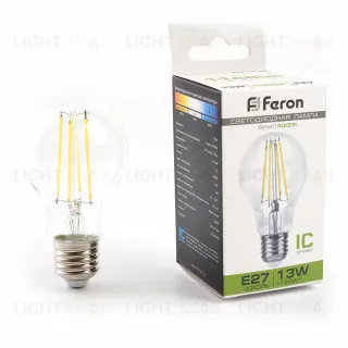 Лампа светодиодная Feron LB-613 Шар E27 13W 4000K 38240 38240
