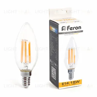 Лампа светодиодная Feron LB-717 Свеча E14 15W 2700K 38256 38256