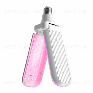 Лампа светодиодная 2-х лепестковая Feron LB-7000 E27 20W красно-синий спектр 48443 48443