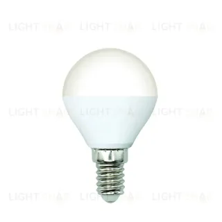 Лампа светодиодная Volpe E14 7W 3000K матовая LED-G45-7W/3000K/E14/FR/SLS UL-00008817 LED-G45-7W/3000K/E14/FR/SLS