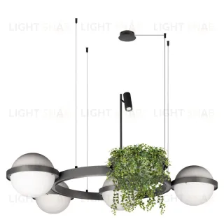 Подвесная люстра Loft IT Jardin 10121/4 Dark grey 10121/4 Dark grey