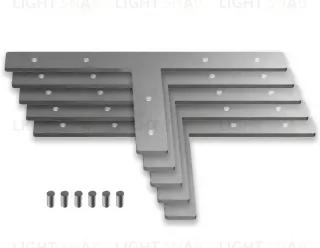 Соединитель Т-образный (5 шт.) Ambrella Light Profile System GP8055 GP8055
