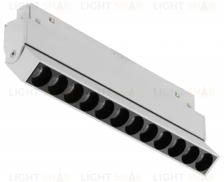 Трековый магнитный светильник iLedex Vision 4822-003-L236-12W-38DG-3000K-WH 4822-003-L236-12W-38DG-3000K-WH