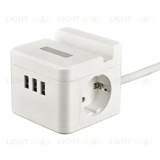 Удлинитель Uniel S-GCD2-1,5SBUH WHITE UL-00011251 S-GCD2-1,5SBUH WHITE