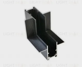 Соединитель вертикальный угловой для шинопровода Italline Atom IT012-5033 black IT012-5033 black