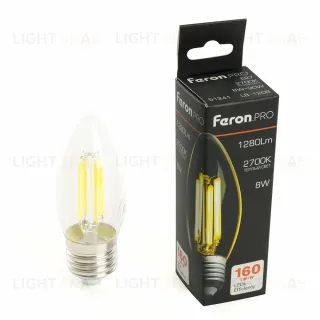 Светодиодная лампа Feron LB-1208 E27 8W 2700K 51241 51241