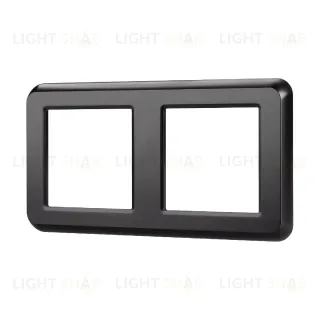 Рамка двухместная Arlight FRM-VERSA-PL-2-BK 043778 043778