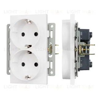 Механизм электрической розетки Arlight SCT-MEUD-PL-WH (250V, 16A) 043764 043764