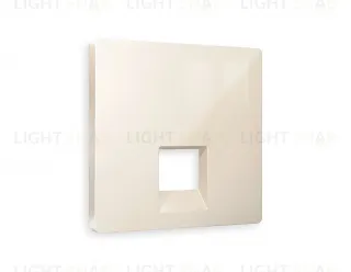 Лицевая панель для компьютерной/телефонной розетки RJ-45/RJ-11 Ambrella Volt Alfa AP3120 AP3120