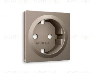 Лицевая панель для розетки с/з Ambrella Volt Alfa AP6360 AP6360