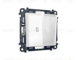 Комплект механизма 2-кл выключателя с подсветкой Ambrella Volt Alfa MA104015 MA104015