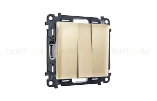 Комплект механизма 3-кл выключателя Ambrella Volt Alfa MA605010 MA605010