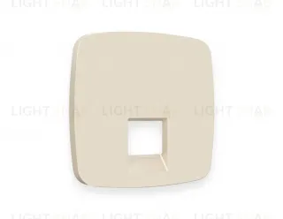 Лицевая панель для компьютерной/телефонной розетки RJ-45/RJ-11 Ambrella Volt Omega OP3320 OP3320