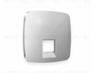 Лицевая панель для компьютерной/телефонной розетки RJ-45/RJ-11 Ambrella Volt Omega OP4120 OP4120