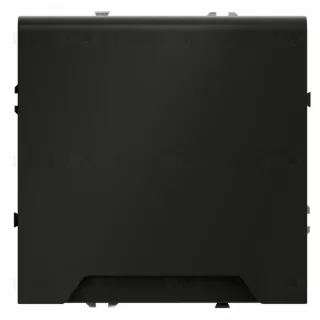 Розетка с защитными шторками и крышкой Voltum S70 VLS040308 (черный матовый) VLS040308