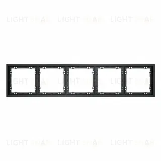 Рамка на 5 постов Voltum S70 VLS100507 (графит) VLS100507