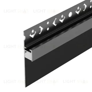 Алюминиевый профиль Arlight ARH-PLINTUS-50-FANTOM-3000 BLACK 052699 052699