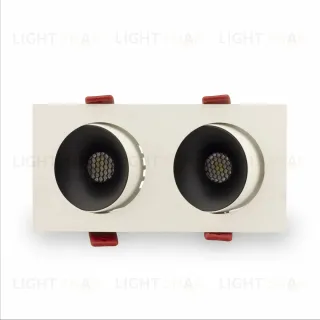 Встраиваемый светильник AM Group AM480-2 BK+WH 15,4W AM480-2 BK+WH 15,4W