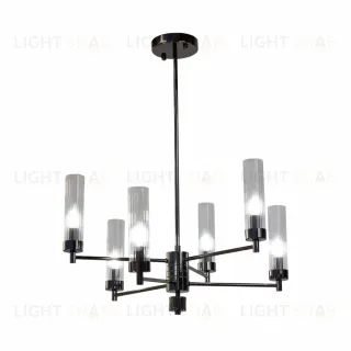 Люстра на штанге AM Group INDIGO SP6 PEARL BLACK INDIGO SP6 PEARL BLACK