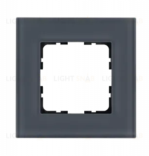 Рамка 1-постовая, стекло Маренго Jasmart G-Glass G1001GC G1001GC