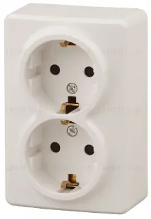 Розетка 2P+E Schuko со шторками Эра 11-2206-02 Б0020695 Б0020695