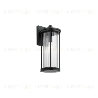 Уличный настенный светильник Kichler Barras KL-BARRAS2-M-BK KL-BARRAS2-M-BK