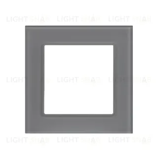 Рамка на 1 пост Arlight FRM-GLARE-GS-1-GR 043788 043788