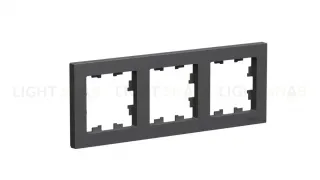 Рамка 3-ая Systeme Electric AtlasDesign Базальт ATN001403 ATN001403