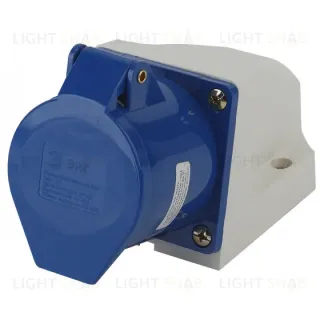 Розетка ЭРА R(OUT)-32-2P-PE-IP44 стационарная наружная 123 2Р+РЕ 32А 220В IP44 Б0032877 Б0032877