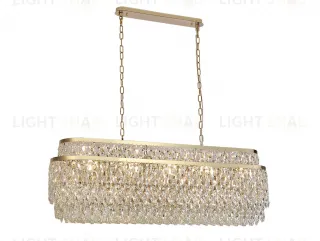 Подвесная люстра Newport Tiffany 8530/120 C oval gold polished М0070717 8530/120 C oval gold polished
