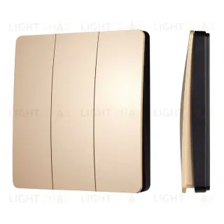 Кнопочная панель Arlight KINETIC-801-22-3G-WP-SUF Gold (No battery, IP67, 433Mhz) 051677 051677