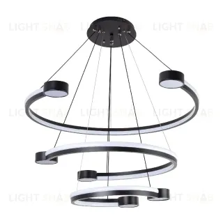 Подвесная люстра LED4U L7100-3 BK L7100-3 BK