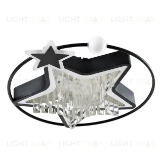 Потолочный светильник LED4U L8025-450 BK L8025-450 BK