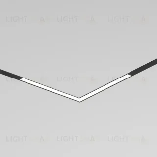 Трековый однофазный светильник Denkirs Simple Linear DK8214-BK DK8214-BK