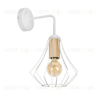 Бра IMEX MD.9053-1-W-WH+WOOD MD.9053-1-W-WH+WOOD