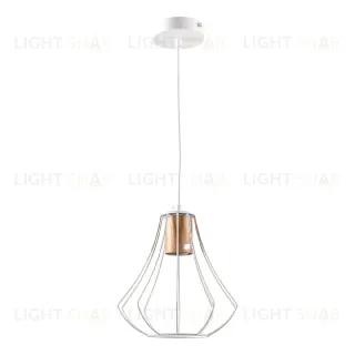 Подвесной светильник IMEX MD.9052-1-P-WH+WOOD MD.9052-1-P-WH+WOOD