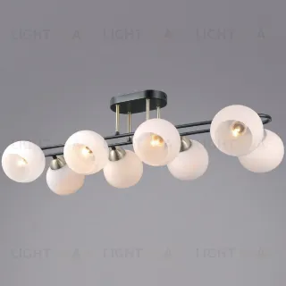 Потолочная люстра Illumico IL0790-8CSQ-25 BK AB TRENTO IL0790-8CSQ-25 BK AB TRENTO
