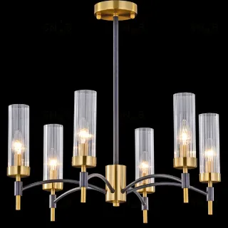 Люстра на штанге Illumico IL5177-6PLS-29 BRASS TUBO IL5177-6PLS-29 BRASS TUBO