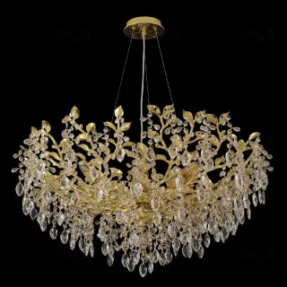 Подвесная люстра Crystal Lux EDEN SP10 GOLD EDEN SP10 GOLD