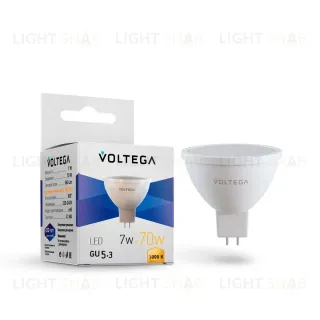 Светодиодная лампа Voltega Simple MR16 7W 3000K GU5.3 7256 7256