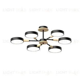 Люстра на штанге LED4U L3218-740 BK L3218-740 BK