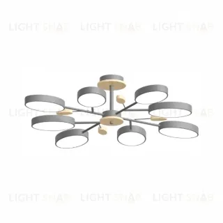 Люстра на штанге LED4U L3221-850 GR L3221-850 GR